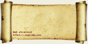 Jovana Pandurović vizit kartica